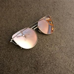 Mirror cat eye sunglasses